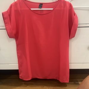 hot pink shein shirt